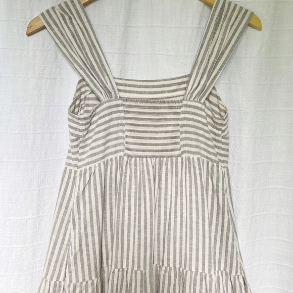 Madewell Striped Tiered Maxi Dress - Picture 6 of 9